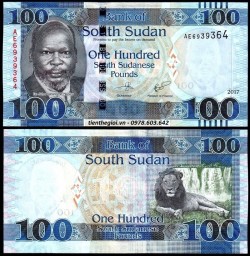 South Sudan - Nam Sudan 100 Pound 2017 UNC - SP007439