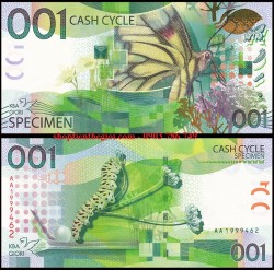 Switzerland - Thụy Sĩ 001 cash cycle specimen UNC