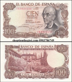 Spain - Tây Ban Nha 100 Pesetas 1970 UNC