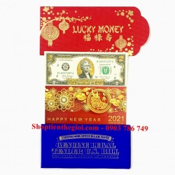 Tiền 2 USD Nhủ Vàng 24k  -  SP005249