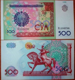 Tiền con ngựa Uzaberkistan