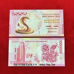 Tiền Lì Xì 1 Triệu Dola Macao Hình Con Rắn - SP007734