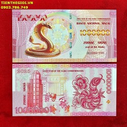 Tiền Lì Xì 1 Triệu Dola Macao Hình Con Rắn 2025 Năm Sinh - SP007735