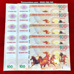 Tiền Lưu Niệm 100 Macao Mã Đáo Thành Công Quan Âm Seri Năm Sinh - SP008273