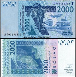 Togo - CFA 2000 francs 2002 UNC (T) - SP002027