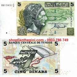 Tunisia 5 Dinars 2008 UNC - SP002054