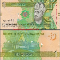 Turkmenistan 1 Manat 2009 UNC