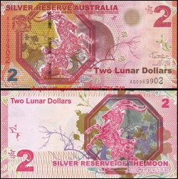 Australia - Úc 2 Dollar 2015 UNC kỷ niệm năm con Dê - TT000602