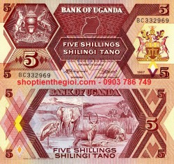 Uganda 5 shilling 1987 UNC - SP002057