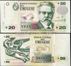 Uruguay 20 Pesos 2000 UNC