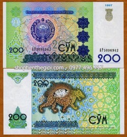 Uzbekistan 200 Som 1999 UNC - TT000057