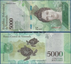 Venezuela 5000 Cinco Mil Bolivares 2017 UNC