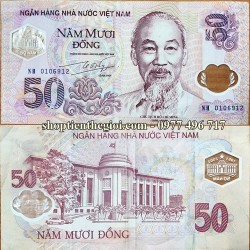 VNXHCN 50 đồng lưu niệm NHNN 2001