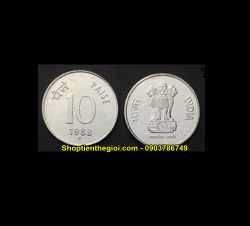 Xu Ấn Độ 10 paise 1988