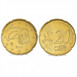 Xu Spain - Tây Ban Nha 20 Cent Euro 2010-2024 - SP007542