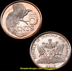 Xu Trinidad and Tobago 5 cent 2017