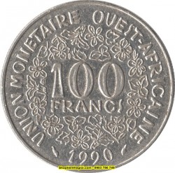 Xu West African States - Tây Phi 100 Francs 1967-2009  -  SP002192