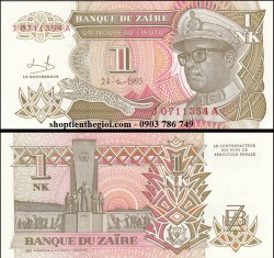 Zaire 1 Rikuta 1993 UNC