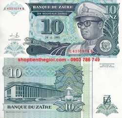 Zaire 10 zaires 1993 UNC - SP002078