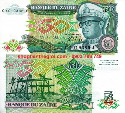 Zaire 50 zaires 1988 UNC - SP002095