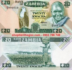 Zambia 20 Kwacha 1986 UNC - SP002102